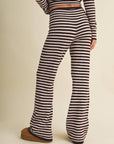 Striped Relaxed Pants with Drawstring Waist