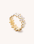 White Daisy Ring- Waterproof