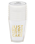Gold Foil Frost Cup - Here for the Cake