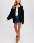 Stacie Open Front Cardigan
