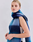The Reykjavik Scarf Blue Check