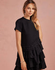 Florence Ruffle Frill Mini Dress