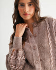 Camille Cable Knit Cardigan