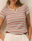 Vivi Striped Knit Top