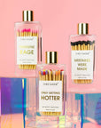 Only Getting Hotter - Glass Bottle Matches - Rainbow