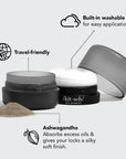Volumizing Rice Protein Dry Shampoo - Dark Tinted Powder