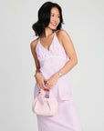 EH2691 Beck Pleated Bucket Bag w/ Tie Straps