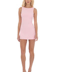 Lucy in the Sky High Neck Back Bow Dress