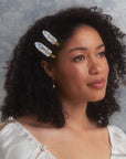 Bridgerton x Kitsch Creaseless Clips in Toile in Bloom