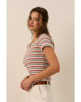 Vivi Striped Knit Top