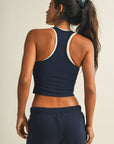 Double Layered Racerback Tank Top