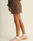 Polka Dot Sweatshort
