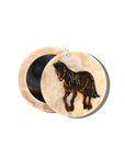 Hand-painted Horse Compact Mirror | Eco-Friendly
