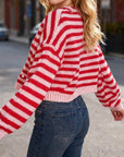 Bea Striped Cardigan