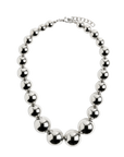 Elysian- Bead Necklace- Steel 14K-Waterproof Cascading sizes