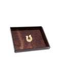 Hand-painted Good Luck Horseshoe Inlay Heirloom Tray