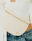 Diagonal Woven Westlyn Bum Bag