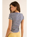 Vivi Striped Knit Top