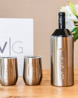 Wine Gift Sets with Glass Lined Wine Glasses