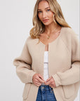 Stacie Open Front Cardigan