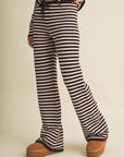 Striped Relaxed Pants with Drawstring Waist
