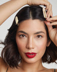 Holiday Gift of Glam Creaseless Clips 2pc Set - Rhinestone
