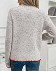 Hillary Heart Sweater