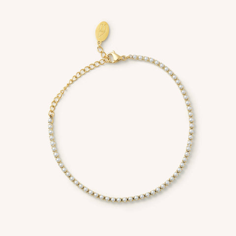 Micro Gold Pearl Bracelet