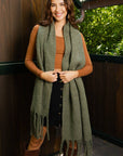 Cozy Knit Scarf with Tassels - Classical Bestseller!