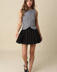 Angie Gingham Mini Dress