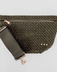 Suede Westlyn Woven Bum Bag
