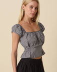 Melody Gingham Top