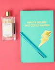 Manifest That Shit - Glass Bottle Safety Matches - White