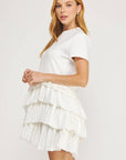Florence Ruffle Frill Mini Dress