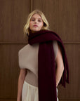 The Stockholm Scarf Cherry Lacquer