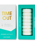 Time Out Shower Steamers - Pineapple Lemon - Set of 8 Tabs