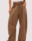 Tessa Wide-Leg Drawstring Pants