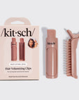 Kitsch Hair Volumizing Clip 2pc Set - Terracotta - sanitystyle
