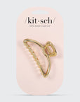 Open Shape Claw Clip - Gold