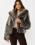 Charlie Ombre Faux Fur Jacket