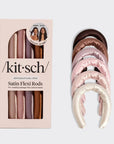Satin-Wrapped Flexi Rods 6pc Set - Rosewood