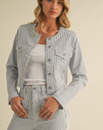 Colleen Stripe Jacket