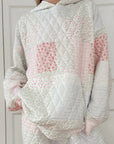 Quilted Pastel Hoodie
