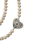 Hand-painted Paisley Heart Gemstone Crossbody Phone Chain