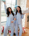 Blue Christmas Pajama Set