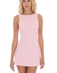 Lucy in the Sky High Neck Back Bow Dress