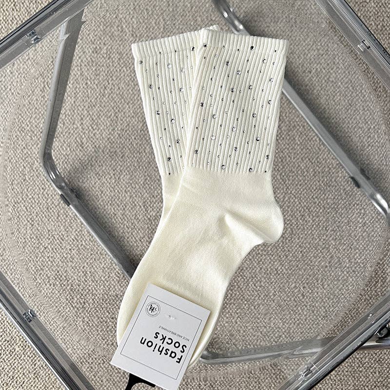 Rhinestone Socks