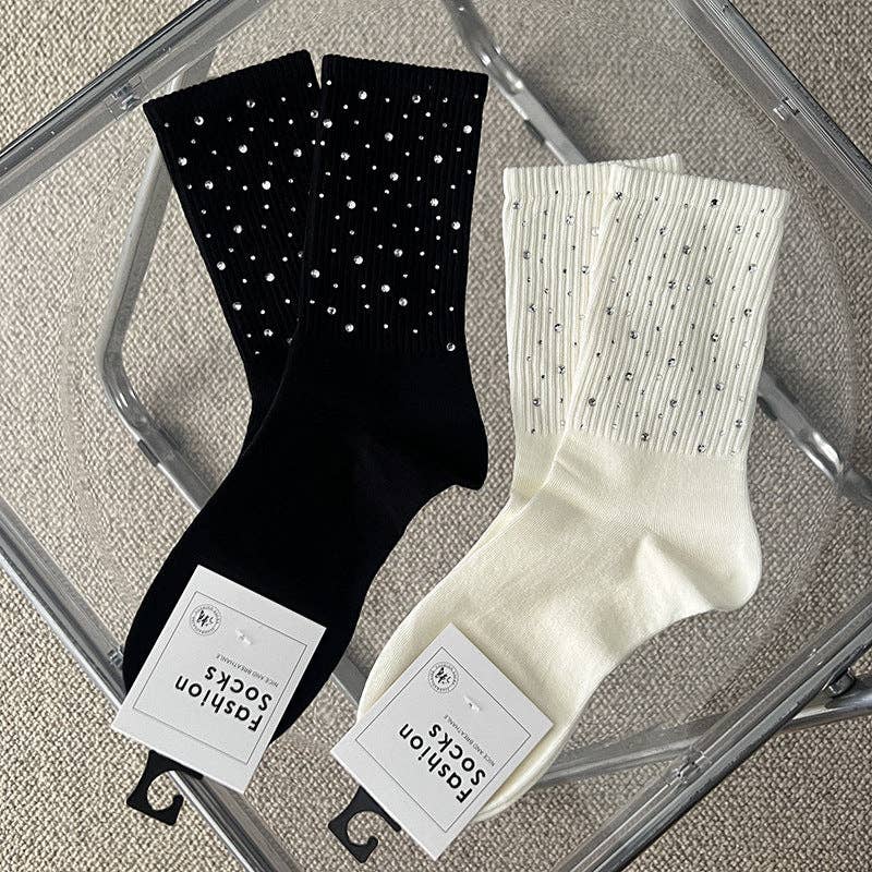 Rhinestone Socks