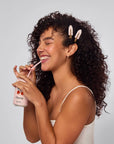 Recycled Plastic Creaseless Clips 4pc Set- Cherry Print