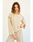 Sienna Ruffle Knit Long Sleeve